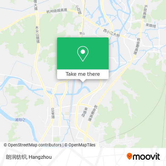 朗润纺织 map