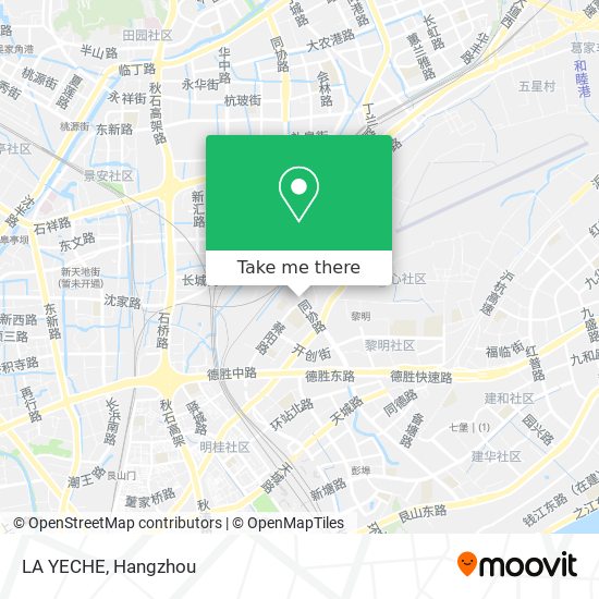 LA YECHE map