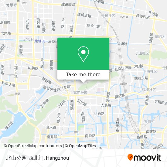 北山公园-西北门 map