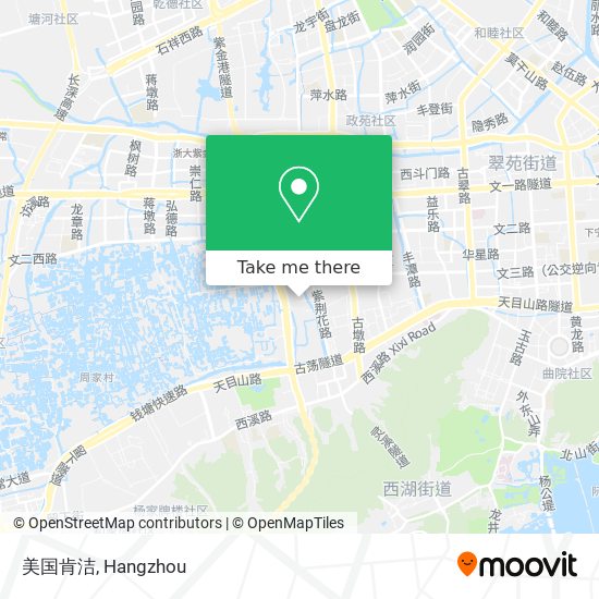 美国肯洁 map
