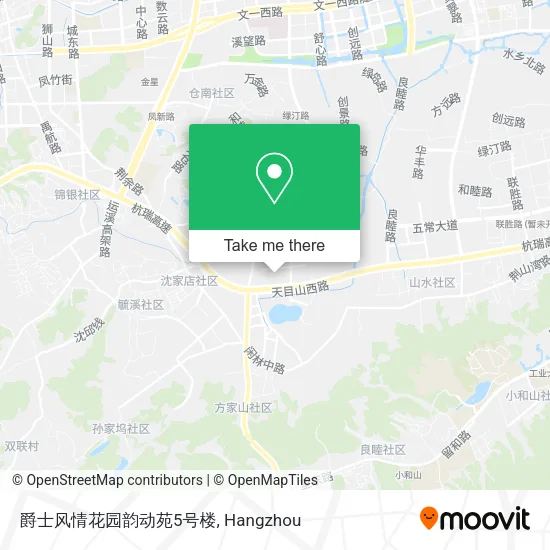 爵士风情花园韵动苑5号楼 map