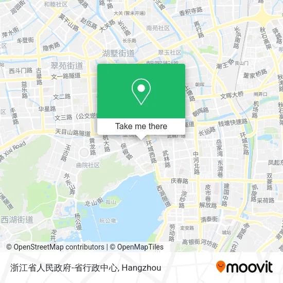 浙江省人民政府-省行政中心 map