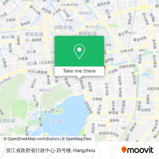 浙江省政府省行政中心-四号楼 map