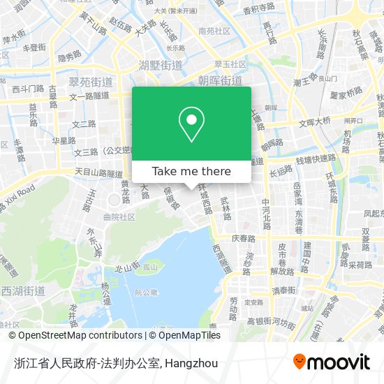 浙江省人民政府-法判办公室 map