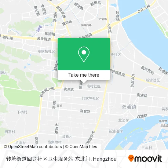 转塘街道回龙社区卫生服务站-东北门 map