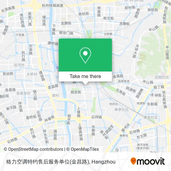 格力空调特约售后服务单位(金昌路) map