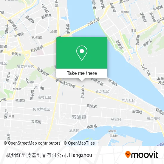 杭州红星藤器制品有限公司 map