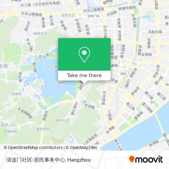 清波门社区-居民事务中心 map