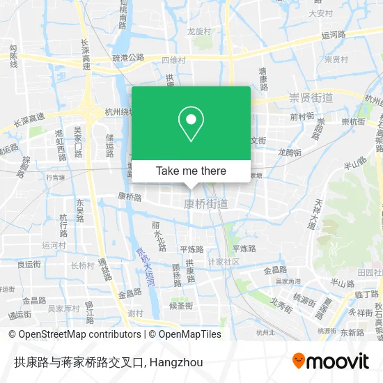 拱康路与蒋家桥路交叉口 map