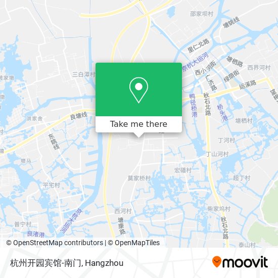 杭州开园宾馆-南门 map