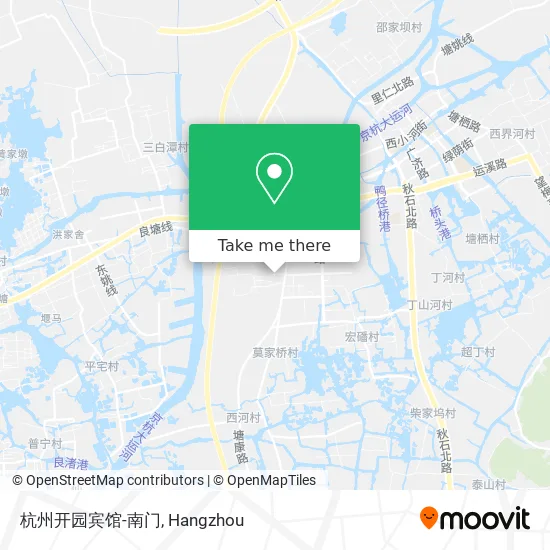 杭州开园宾馆-南门 map