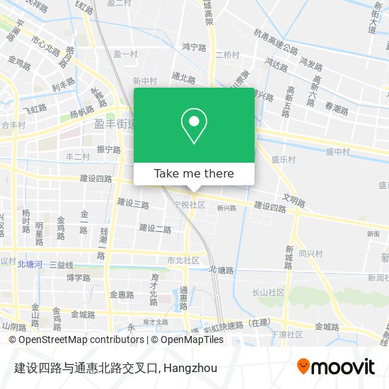 建设四路与通惠北路交叉口 map