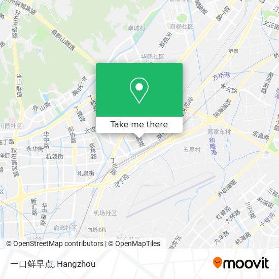 一口鲜早点 map