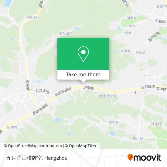 五月香山棋牌室 map