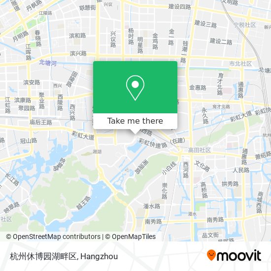 杭州休博园湖畔区 map