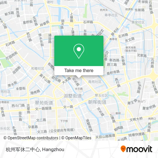 杭州军休二中心 map