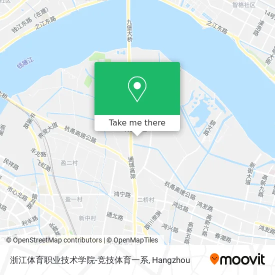 浙江体育职业技术学院-竞技体育一系 map