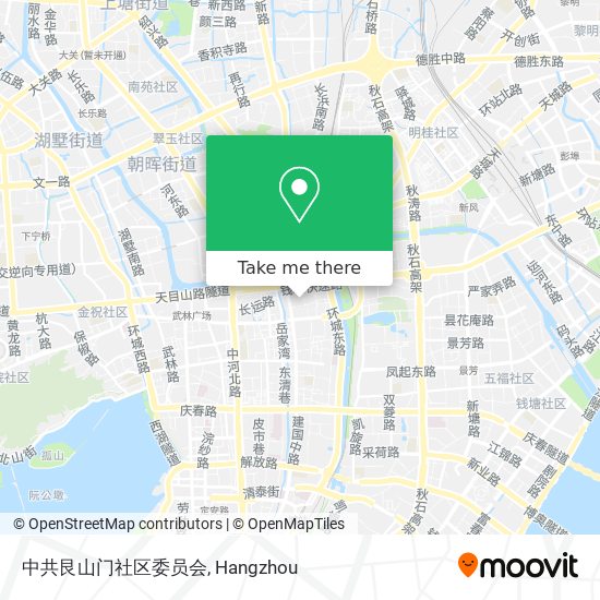 中共艮山门社区委员会 map