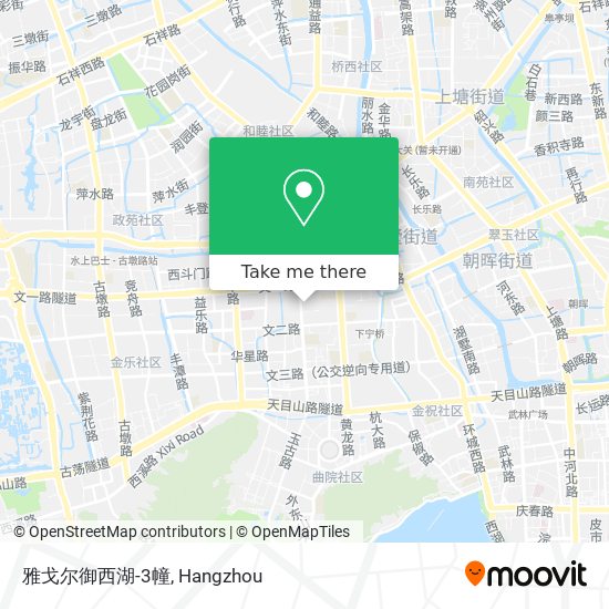 雅戈尔御西湖-3幢 map