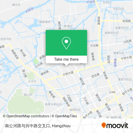 南公河路与兴中路交叉口 map