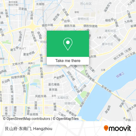 艮山府-东南门 map