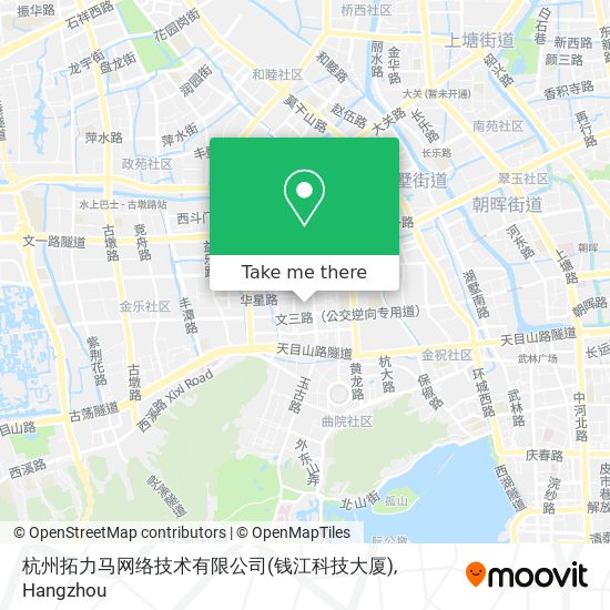 杭州拓力马网络技术有限公司(钱江科技大厦) map