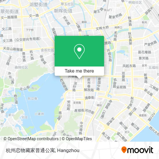 杭州恋物藏家普通公寓 map