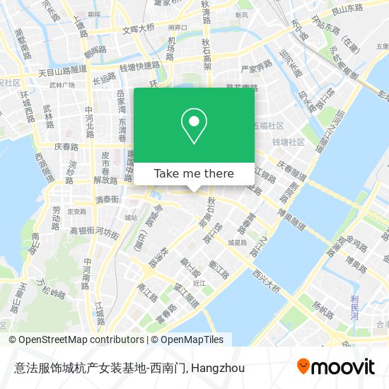 意法服饰城杭产女装基地-西南门 map
