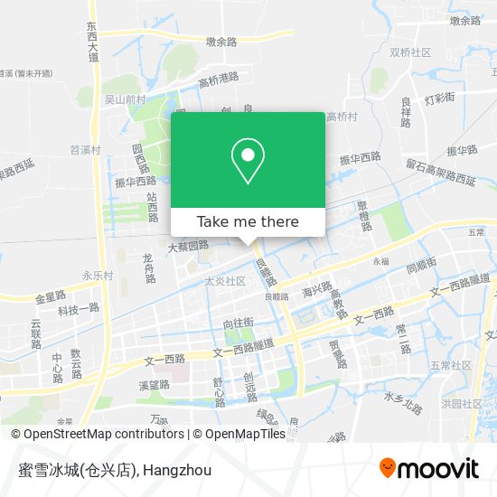 蜜雪冰城(仓兴店) map