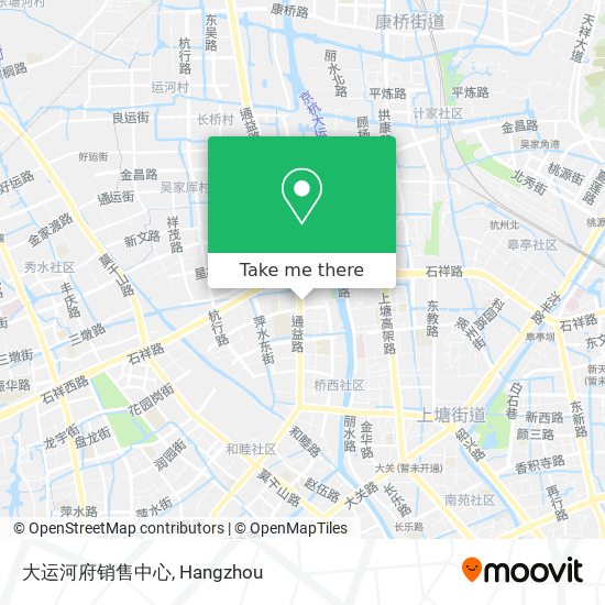 大运河府销售中心 map