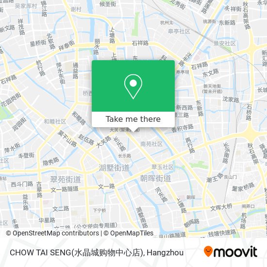 CHOW TAI SENG(水晶城购物中心店) map