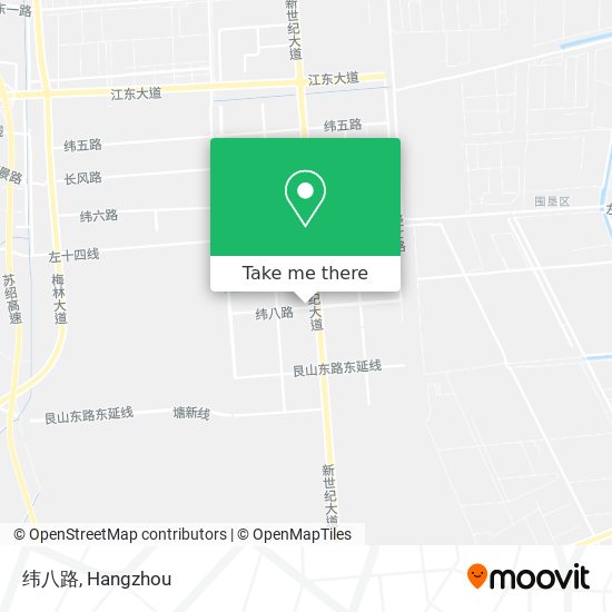 纬八路 map
