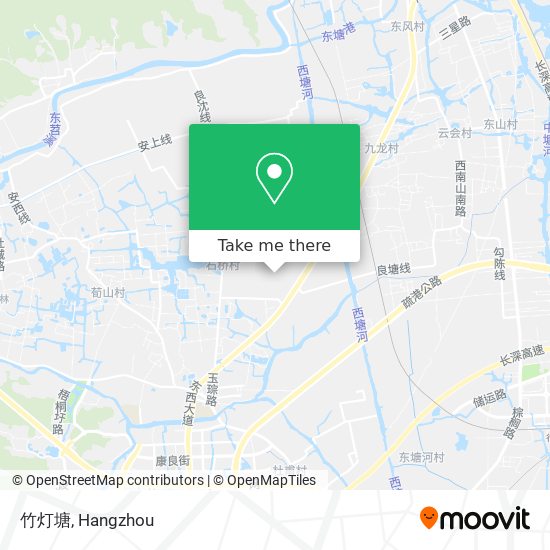 竹灯塘 map