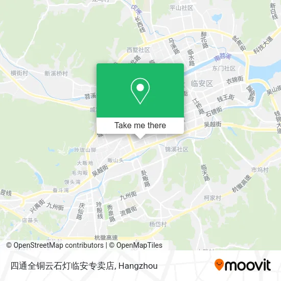 四通全铜云石灯临安专卖店 map
