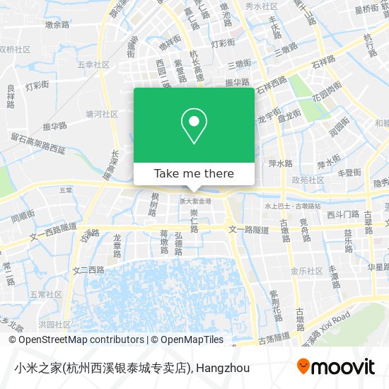 小米之家(杭州西溪银泰城专卖店) map