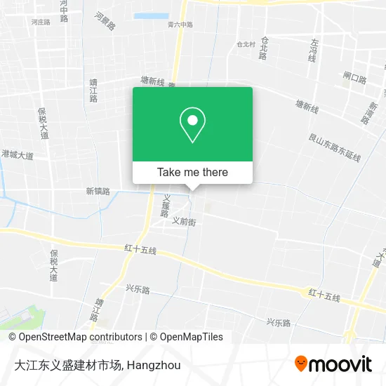 大江东义盛建材市场 map