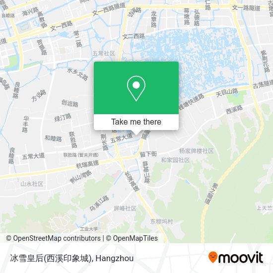 冰雪皇后(西溪印象城) map