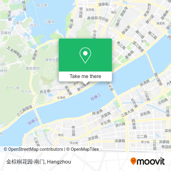 金棕榈花园-南门 map