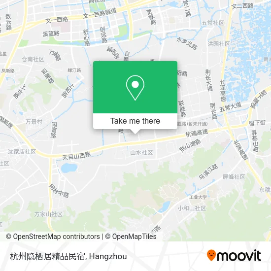 杭州隐栖居精品民宿 map