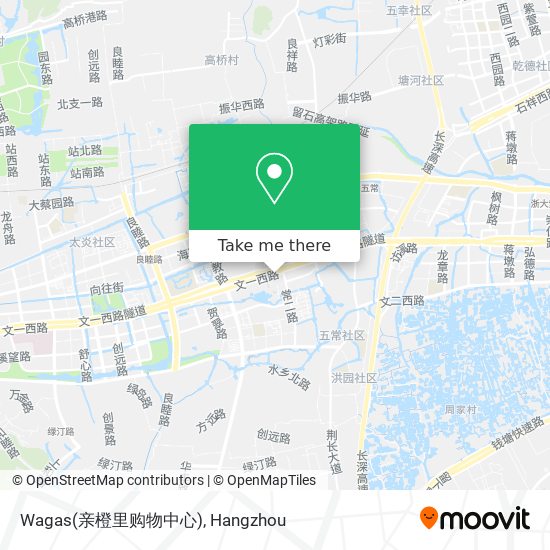 Wagas(亲橙里购物中心) map
