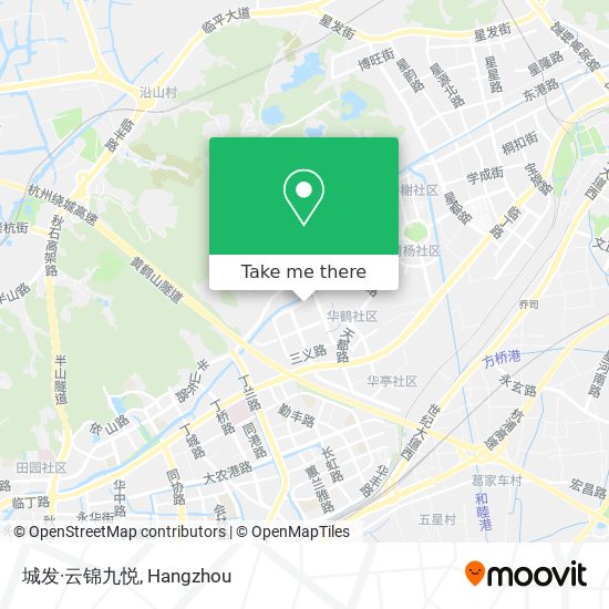 城发·云锦九悦 map