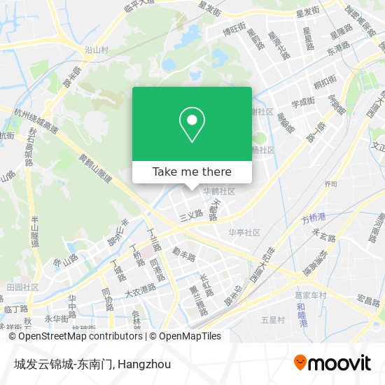 城发云锦城-东南门 map