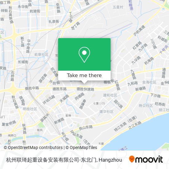 杭州联琦起重设备安装有限公司-东北门 map