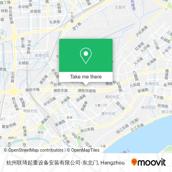 杭州联琦起重设备安装有限公司-东北门 map