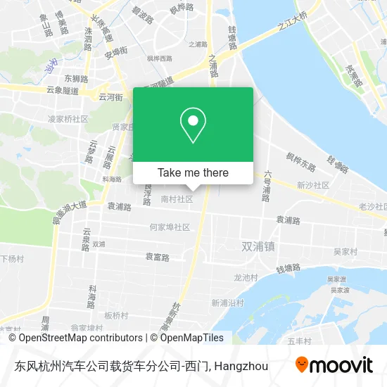 东风杭州汽车公司载货车分公司-西门 map
