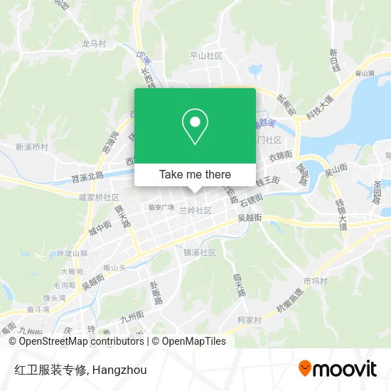 红卫服装专修 map