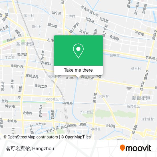 茗可名宾馆 map