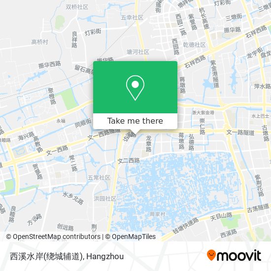 西溪水岸(绕城辅道) map