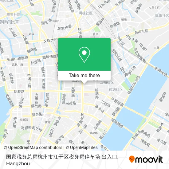 国家税务总局杭州市江干区税务局停车场-出入口 map