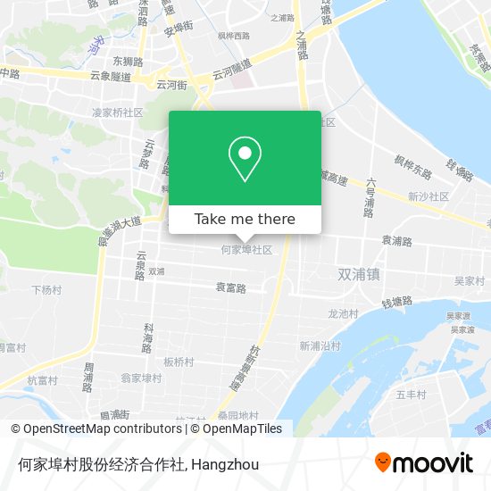 何家埠村股份经济合作社 map